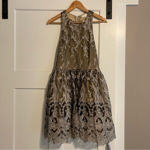 Aniina Embroidered Lace Dress